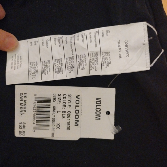 volcom bathing suit size large and xxl new with tags - Picture 4 of 4